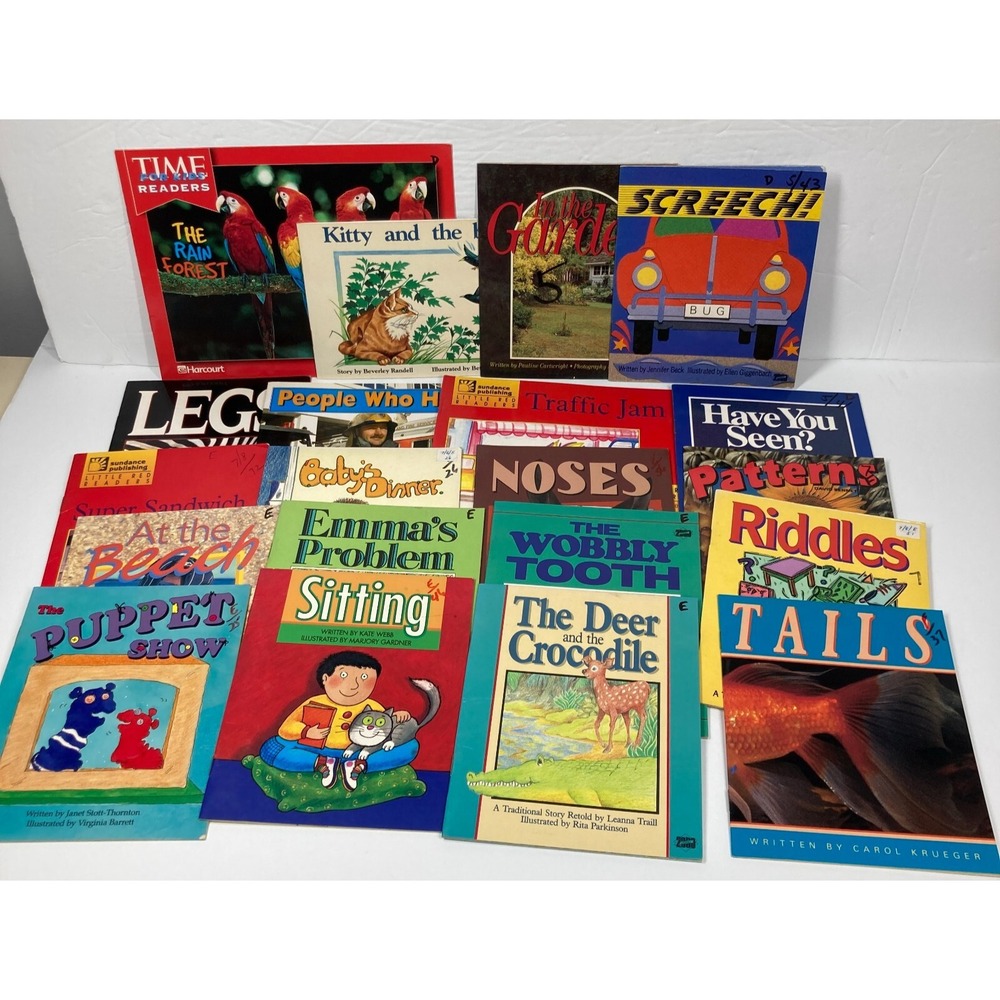 Lot Of 20 Guided Reading Levels D/E Paperback Single Copies Homeschool Tutoring